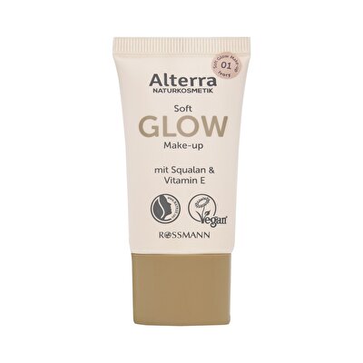 Alterra Alterra Fondöten Soft Glow No.01 Ivory 1 Adet