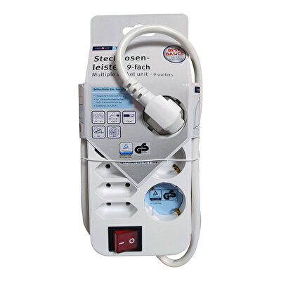 Ideenwelt Ideenwelt Best Basics Çoklu Priz Beyaz 9'lu