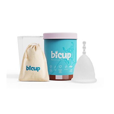 Bicup Bicup Medium Regl Kabı ve Mikrodalga Sterilizasyon Kabı