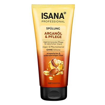 Isana Professional Isana Professional Argan Yağı İçerikli Saç Kremi, Çok Yıpranmış Kuru Saçlar 200 ml