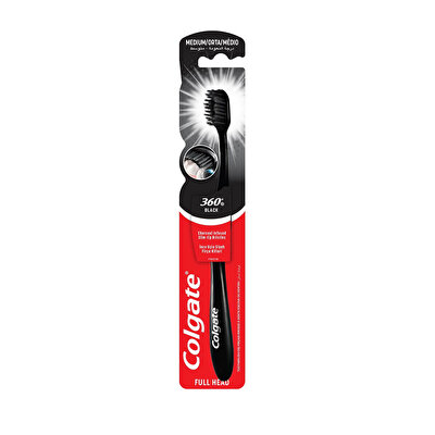 Colgate Colgate Diş Fırçası 360 Charcoal Siyah 1 adet