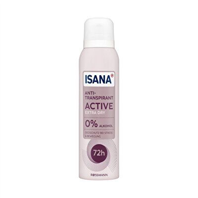 Isana Isana Sprey Deodorant Active Ekstra Dry 72h 150 ml