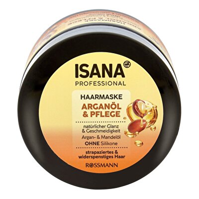 Isana Professional Isana Professional Argan Yağı İçerikli Saç Maskesi Yıpranmış ve Kuru Saçlar İçin 250 ml