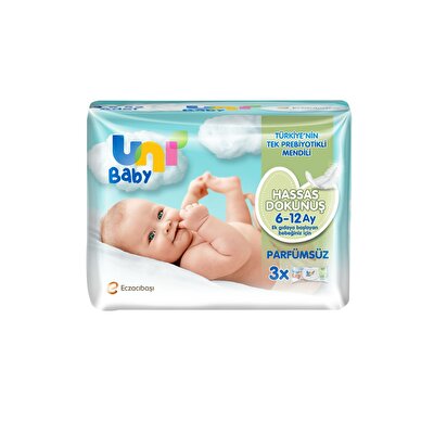Uni Baby Uni Baby Islak Havlu Sensetive 3 x 52 adet