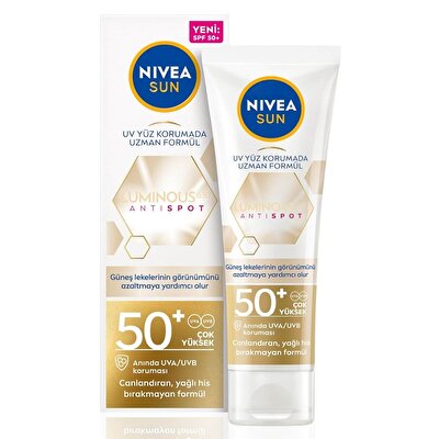 Nivea Sun Nivea Sun Luminous630 Leke Karşıtı Güneş Koruyucu Yüz Kremi SPF50 40 ml