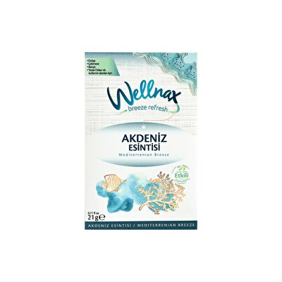 Wellnax Wellnax Dolap ve Çekmece Kokusu Kesesi Akdeniz Esintisi 21 gr