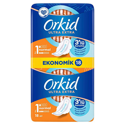 Orkid Orkid Hijyenik Ped Eko Ultra Extra Normal 18'li