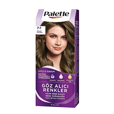 Palette Palette Saç Boyası Göz Alıcı Renkler 7-1 Küllü Kumral