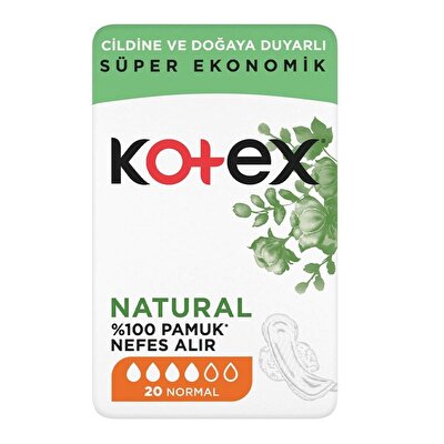 Kotex Kotex Natural Hijyenik Ped Ultra Normal 20'li