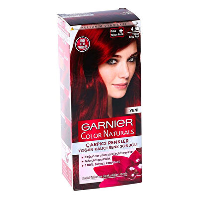 Garnier Garnier Color Naturals Saç Boyası Çarpıcı Renkler No:4,60 Yoğun Koyu Kızıl 1 adet