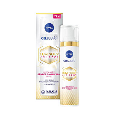 Nivea Nivea Luminous630 Güneş Korumalı Leke Karşıtı Gündüz Yüz Kremi 40 ml, SPF50