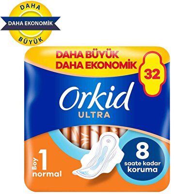 Orkid Orkid Hijyenik Ped Ultra Extra Dörtlü Normal Paket 32'li