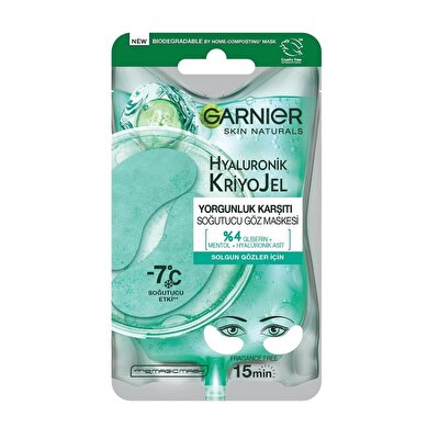 Garnier Garnier Hyaluronik Kriyojel Yorgunluk Karşıtı Soğutucu Göz Maskesi 5 gr