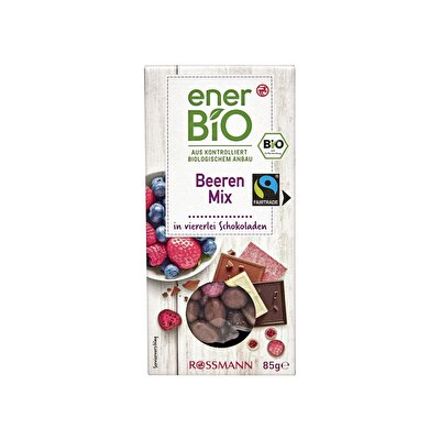 Enerbio Enerbio Organik Çikolata Karışık Berry 85 g