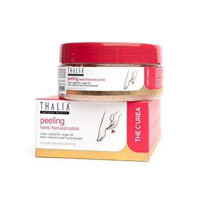 Thalia Natural Beauty Thalia El & Ayak Kütikül Bakım Peelingi Üre & jojoba Yağı İçerikli Onarıcı 200 gr