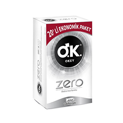 Okey Okey Prezervatif Zero 20'li