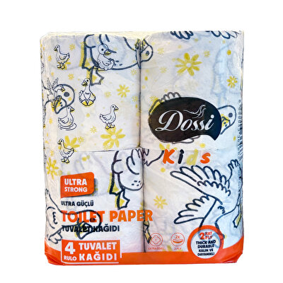 Dossi Dossi Ördek Desenli Kağıt Havlu 4'lü