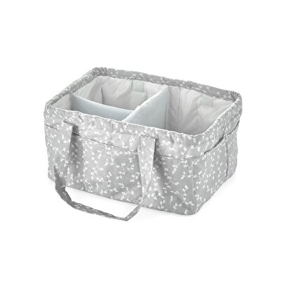 Babyjem Babyjem Katlamalı Anne Bebek Organizer Gri Çiçek