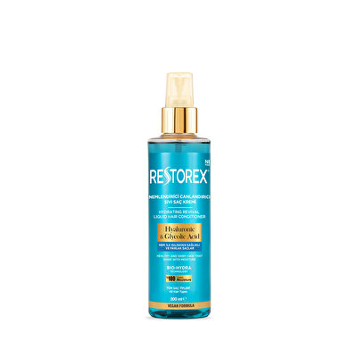 Restorex Restorex Sıvı Saç Kremi Hyaluronic & Glycolic Acid 200 ml
