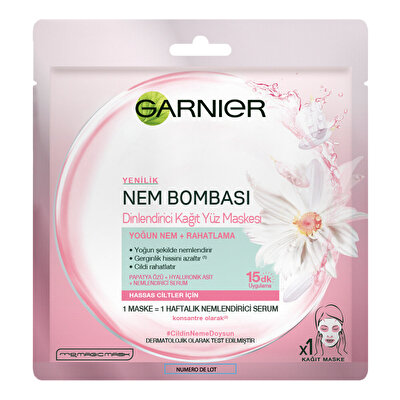 Garnier Garnier Kağıt Yüz Maskesi Dinlendirici 8ml