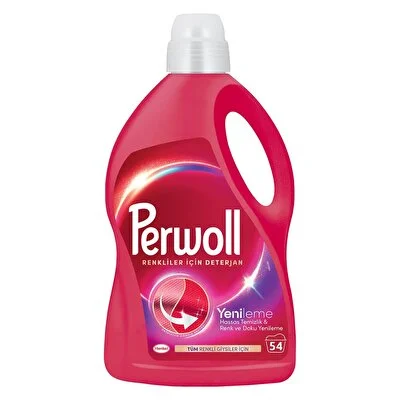 Perwoll Perwoll Hassas Bakım Sıvı Çamaşır Deterjanı Renkli Yenileme (50 Yıkama) 2970 ml