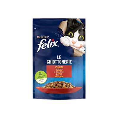 Felix Felix Yaş Kedi Maması Sığır Etli 85 gr