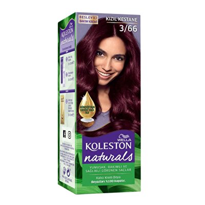 Koleston Koleston Naturals Saç Boyası 3/66 Kızıl Kestane 115 ml