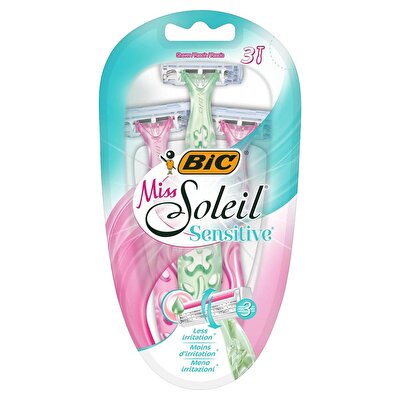 Bic Bic Miss Soleil Sensitive 3 Bıçaklı Kadın Tıraş Bıçağı 3'lü Paket