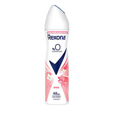 Rexona Rexona Kadın Sprey Deodorant %0 Alüminyum Musk 150 ml