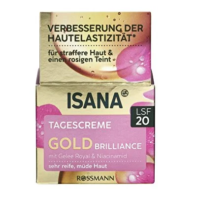 Isana Isana Gold Brilliance Gündüz Kremi Yoğun Bakım-SPF20 50 ml