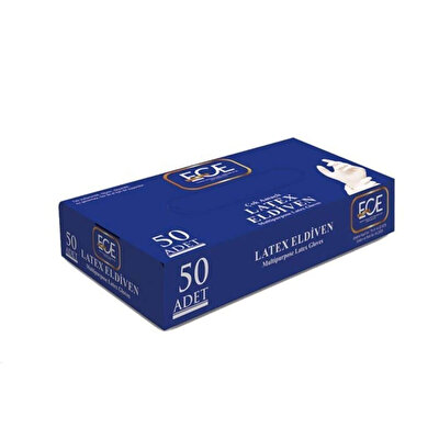Ece Ece Pudralı Eldiven Lateks S 50'li