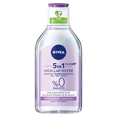 Nivea Nivea Yatıştırıcı Micellar Makyaj Temizleme Suyu Hassas Cilt 400 ml