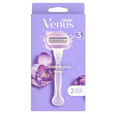 Gillette Venus Gillette Venus Comfort Glide Breeze Tıraş Makinesi 2 Yedek Başlıklı 1 adet