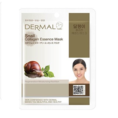 Dermal Dermal Kağıt Maske Salyangoz Kolajen 23 gr