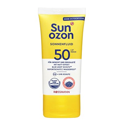 Sunozon Sunozon Güneş Koruyucu Yüz Kremi 50SPF 50 ml