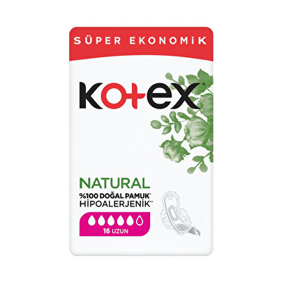 Kotex Kotex Natural Hijyenik Ped Ultra, Uzun 16'lı