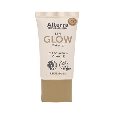 Alterra Alterra Fondöten Soft Glow No.03 Caramel 1 Adet