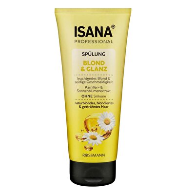 Isana Professional Isana Professional Sarı ve Parlak Saç Kremi Doğal Sarı ve Sarı Renkli Boyalı Saçlar İçin 200 ml