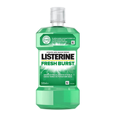 Listerine Listerine Ağız Bakım Suyu Fresh Burst Ferah Nane 500 ml