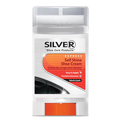 Silver Silver Vidalı Krem Ayakkabı Boyası Siyah 50 ml