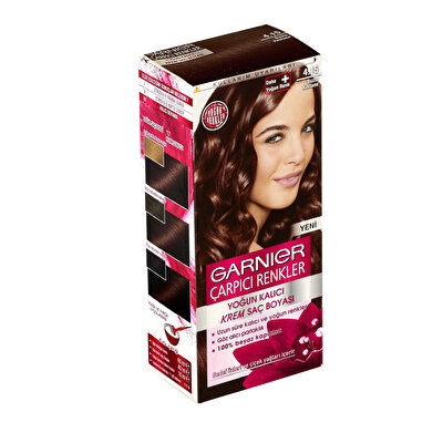 Garnier Garnier Saç Boyası Color Natural Çarpıcı Renkler Buzlu Kestane 4.15