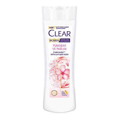 Clear Clear Women Şampuan Yumuşak Parlak Kiraz Çiçeği Esansı & Keratin 350 ml