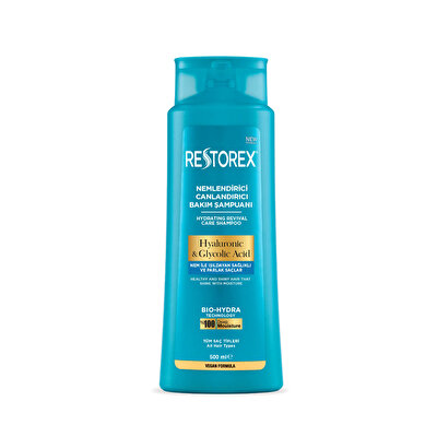 Restorex Restorex Şampuan Hyaluronic & Glycolic Acid 500 ml