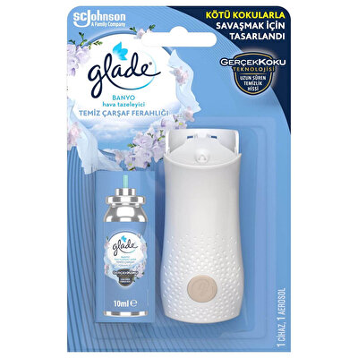 Glade Glade Banyo Hava Temizleyici Temiz Çarşaf Ferahlığı 1 adet