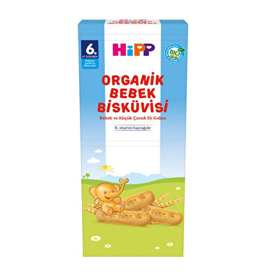 Hipp Hipp Organik Bebek Bisküvisi 180 gr.