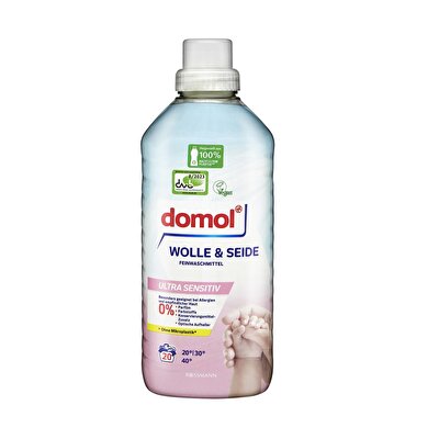 Domol Domol Sıvı Çamaşır Makinesi Deterjanı Yünlü Eco 20Y Ultra Hassas 1000 ml
