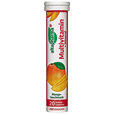 Altapharma Altapharma Multi vitamin Mineral İçeren Takviye Edici Gıda Efervesan Tablet Mango Aromalı 20 adet