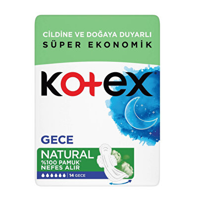 Kotex Kotex Natural Hijyenik Ped Ultra, Gece 14'lü