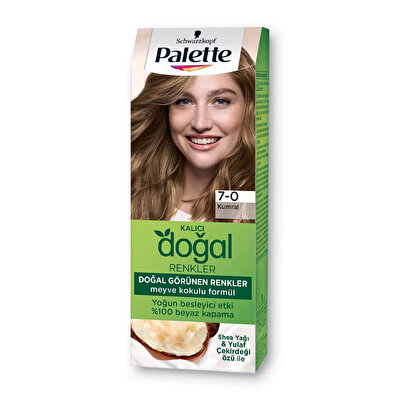 Palette Palette Saç Boyası Natural Colors 7-0 Kumral 30 ml