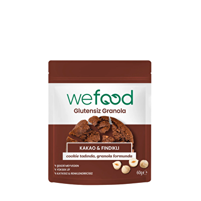 Wefood Wefood Glutensiz Granola Kakao & Fındık 60 g